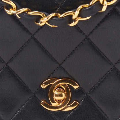 Chanel Lambskin Quilted Small Single Flap Black 8 of 11