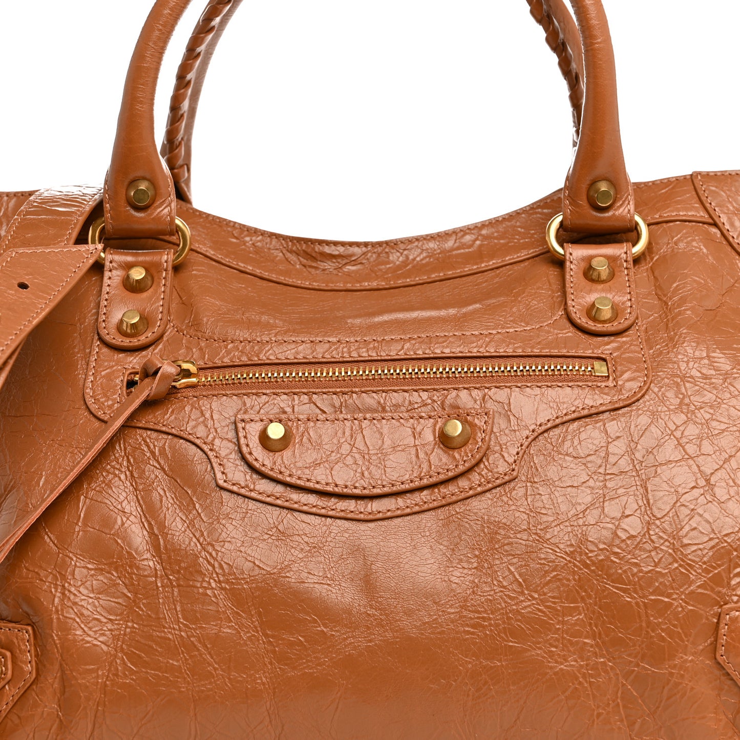 Agneau Arena Gold Hardware Medium Le City Camel