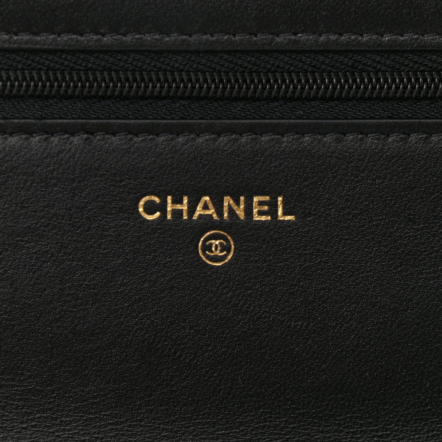 Chanel Lambskin Quilted Wallet On Chain WOC White Black 6 of 16