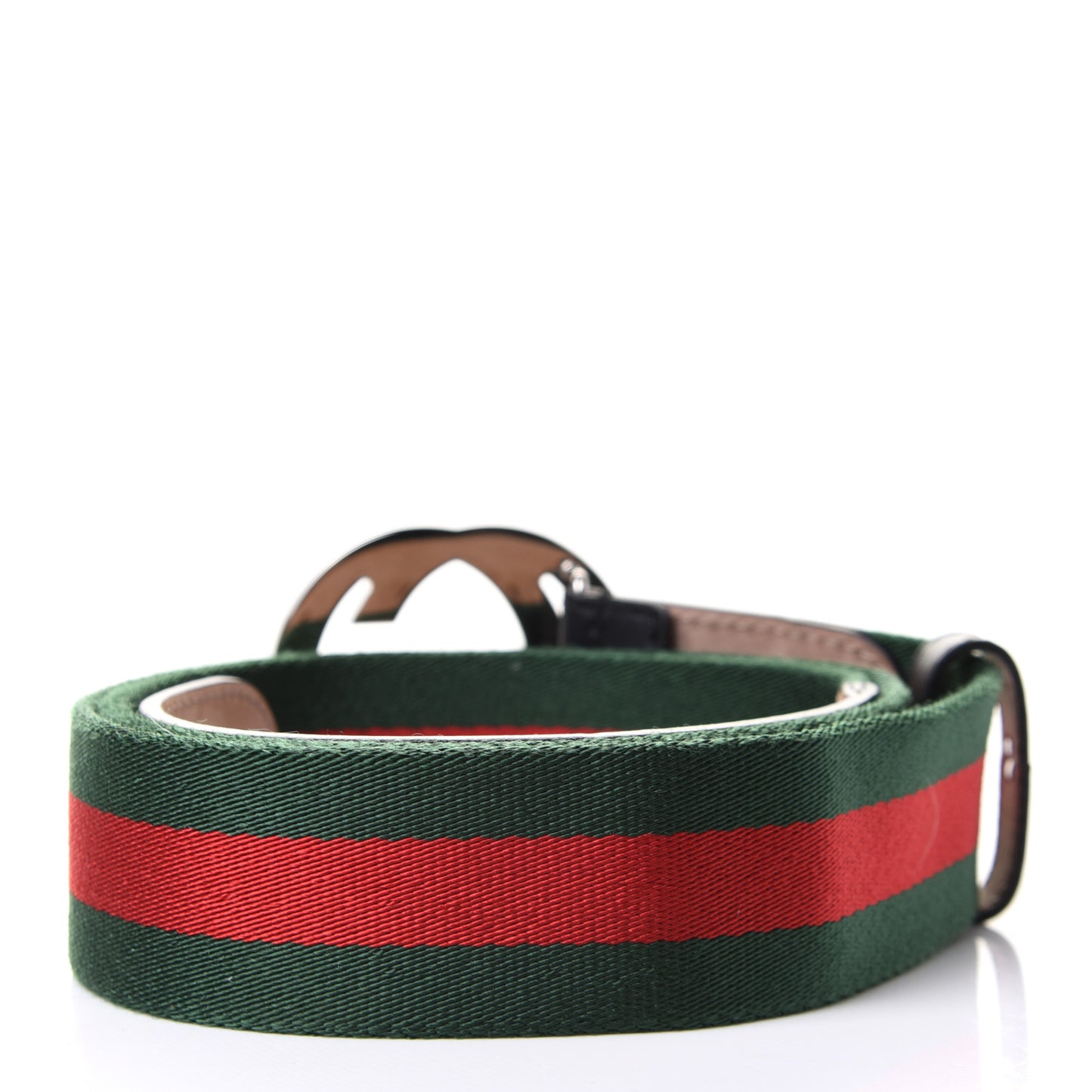 Calfskin Web Interlocking G Belt 100 40 Black