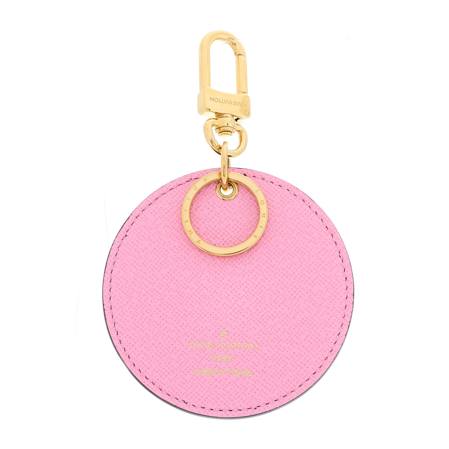 Louis Vuitton Monogram 2022 Christmas Animation Paris Bag Charm Key Ring Pink 3 of 6