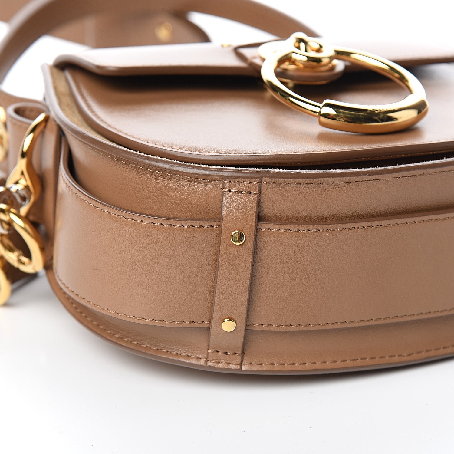 Chloe Calfskin Small Tess Bag Nut 7 of 9