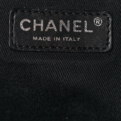 Chanel Canvas Large Deauville Tote Black White 6 of 15