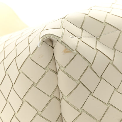 Bottega Veneta Intreccio Rubber East West Tote White 12 of 12