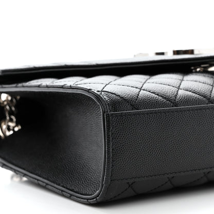 Saint Laurent Grain De Poudre Textured Mixed Matelasse Triquilt Medium Monogram Satchel Black 9 of 11