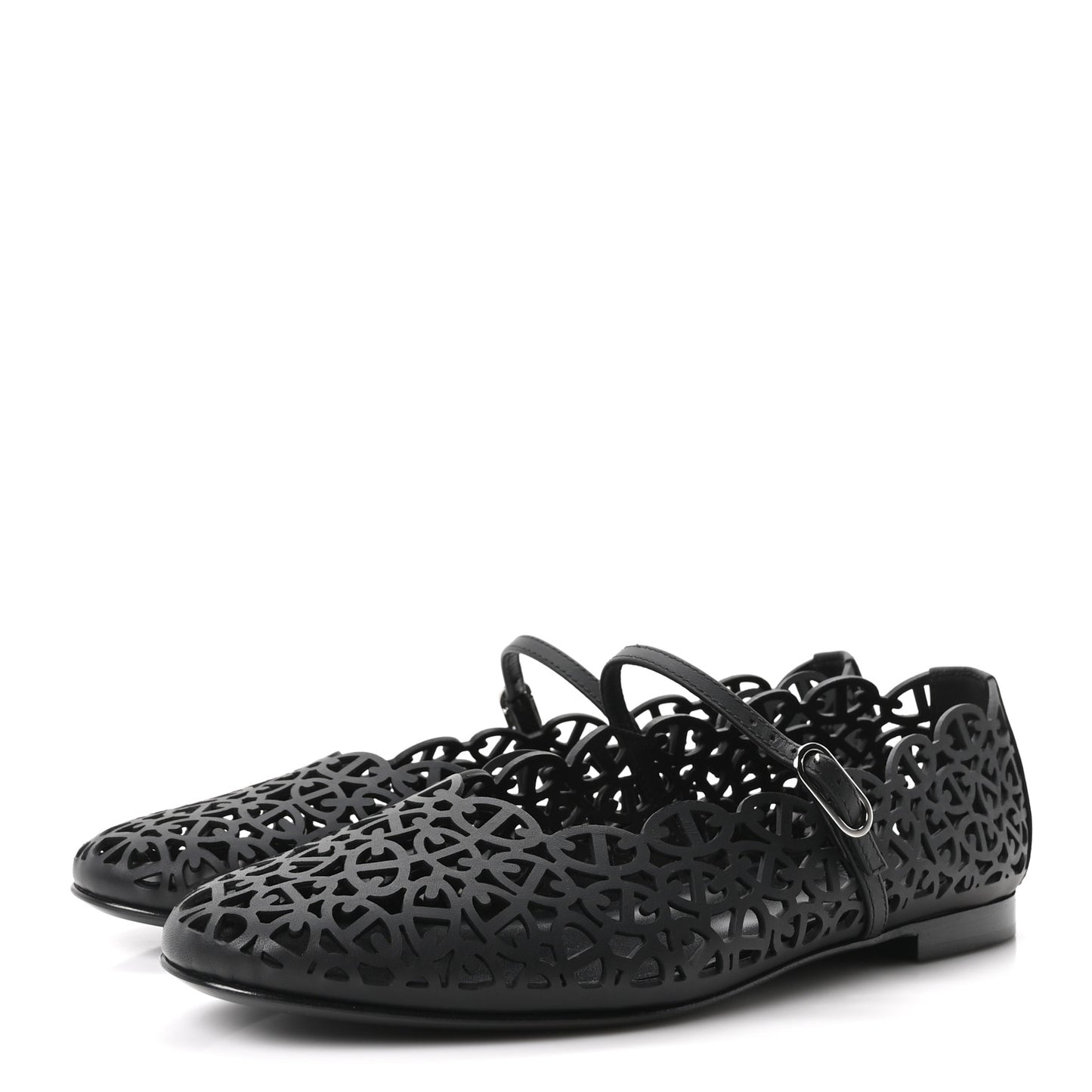 Calfskin Meli Ballet Flats 39 Black