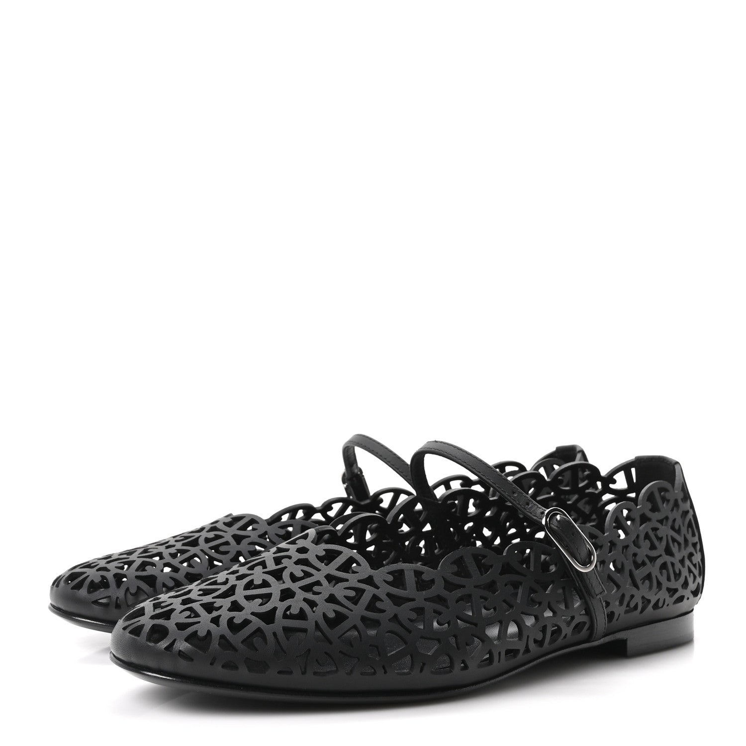 Hermes Calfskin Meli Ballet Flats 39 Black 4 of 10