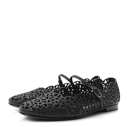 Hermes Calfskin Meli Ballet Flats 39 Black 4 of 10