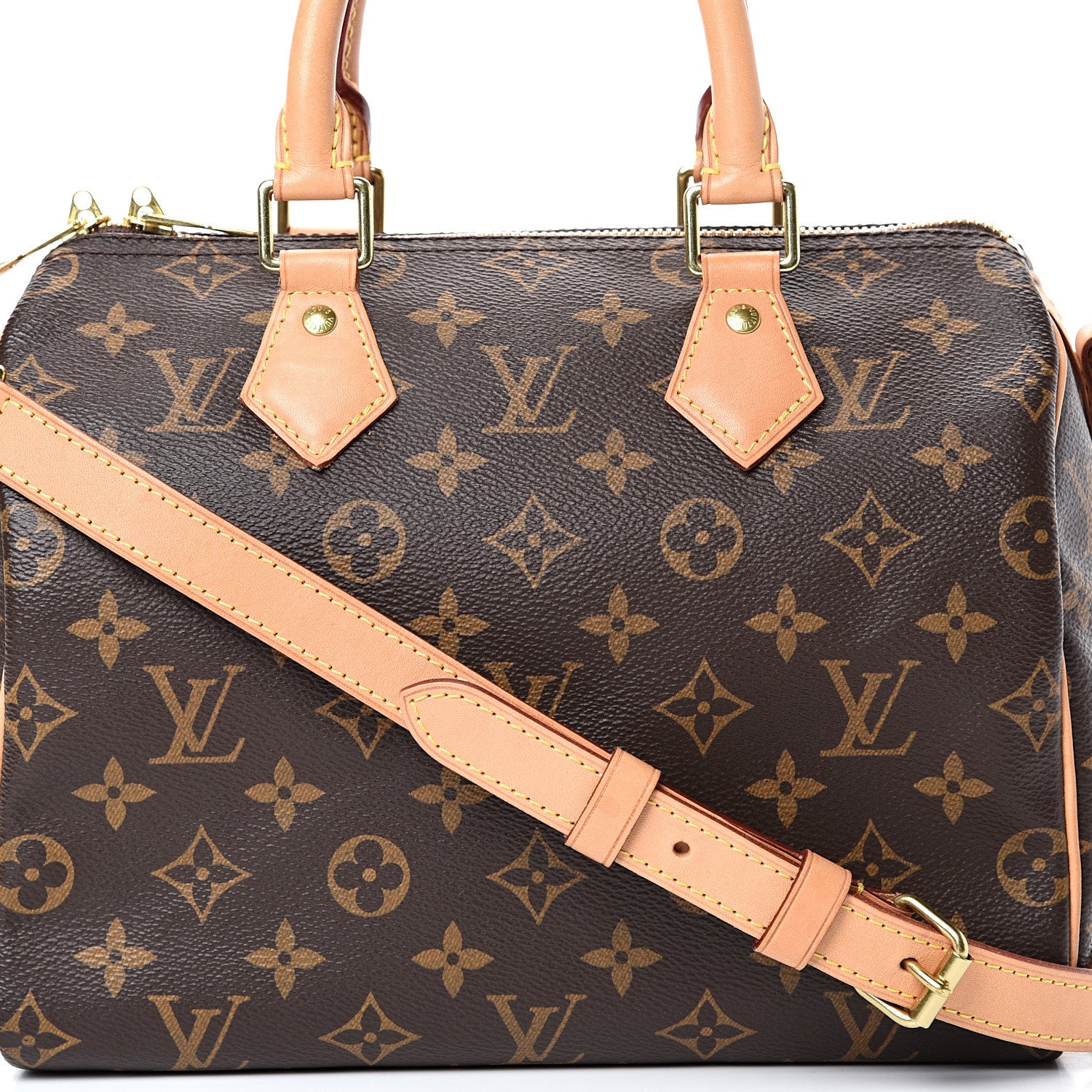 Louis Vuitton Monogram Speedy Bandouliere 25 7 of 11