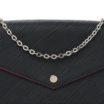 Louis Vuitton Epi Pochette Felicie Black Hot Pink 7 of 10