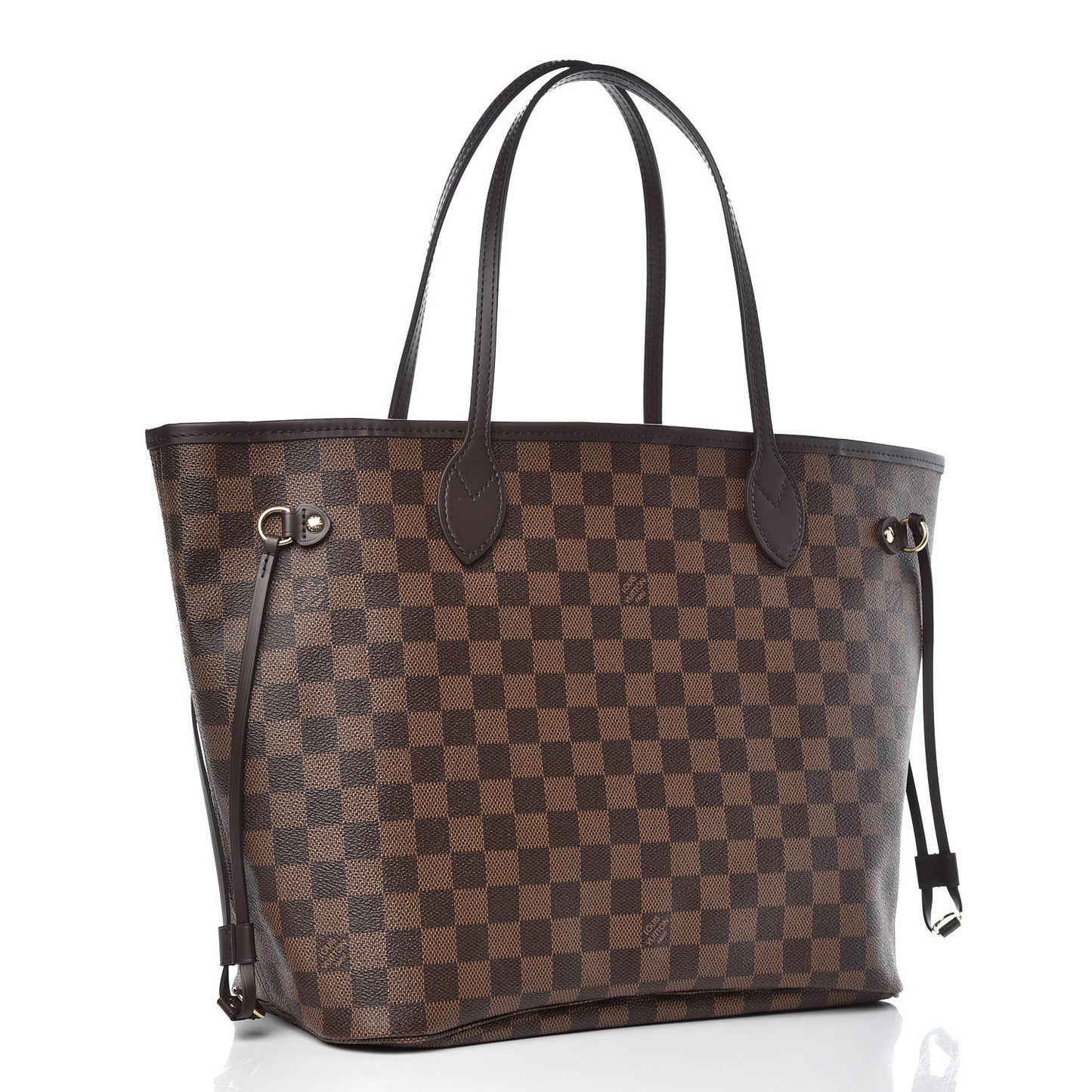 Damier Ebene Neo Neverfull MM Rose Ballerine