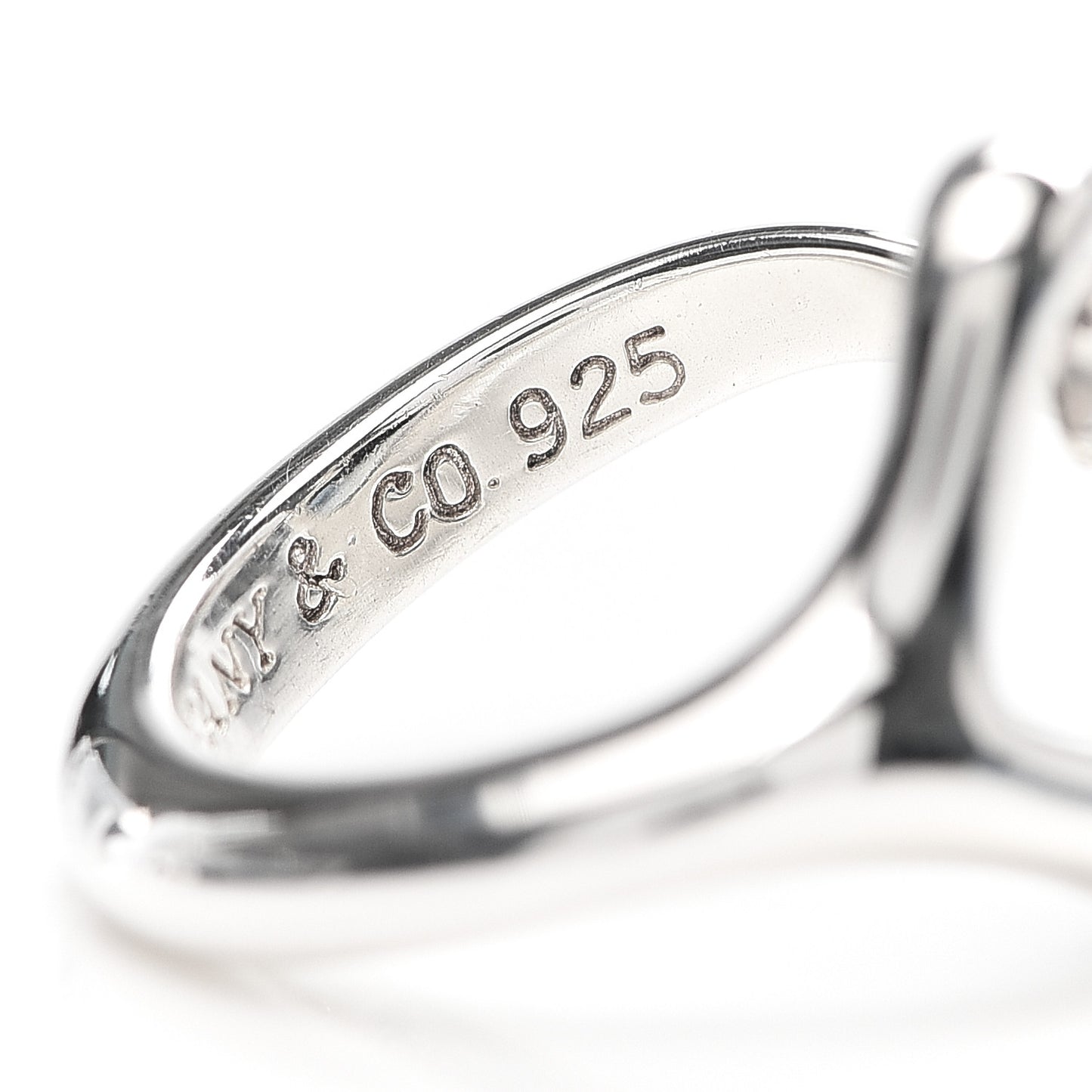Sterling Silver Elsa Peretti Open Heart Ring 48 4.5