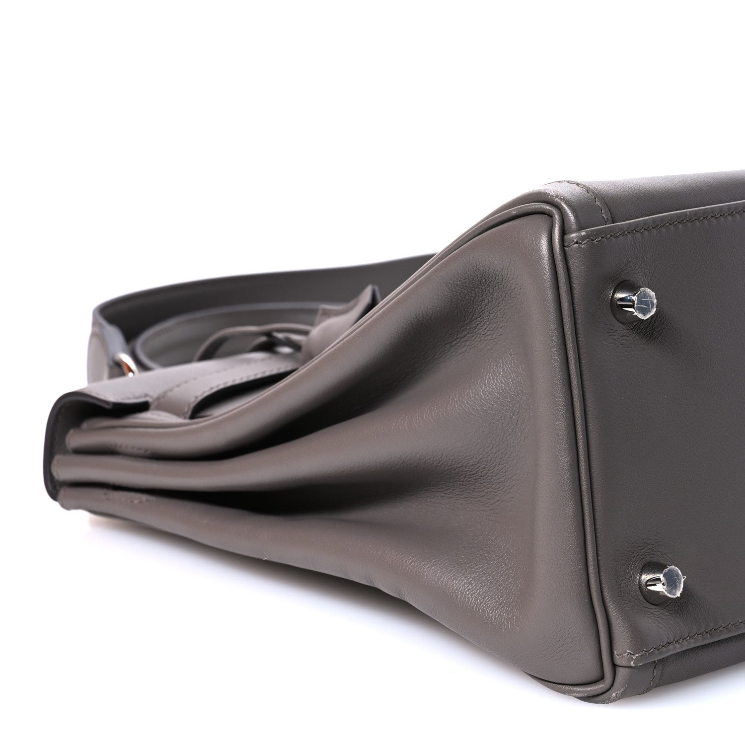 Hermes Swift Horseshoe Lakis Kelly 35 Etain 9 of 10