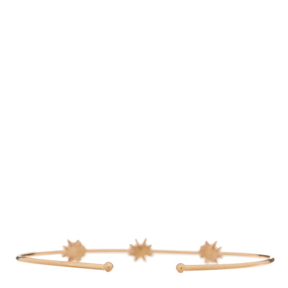Suzanne Kalan 18K Rose Gold Diamond Starburst Cuff Bracelet 2 of 3