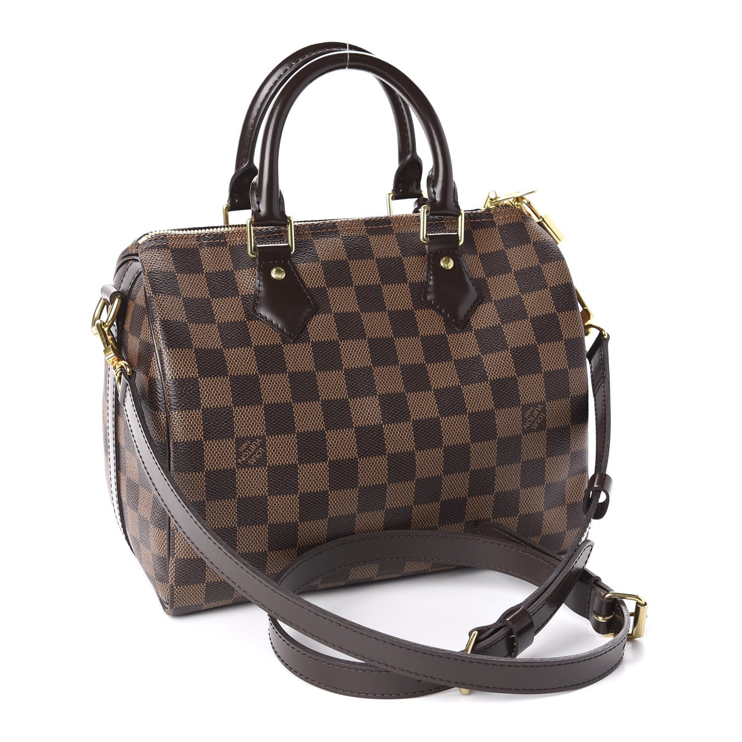 Louis Vuitton Damier Ebene Speedy Bandouliere 25 3 of 10