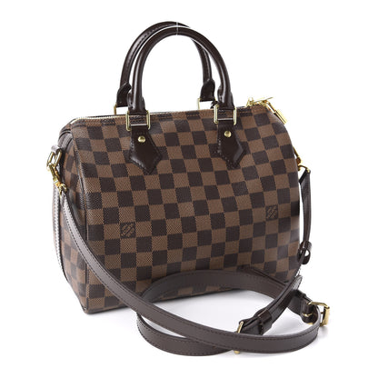 Louis Vuitton Damier Ebene Speedy Bandouliere 25 3 of 10