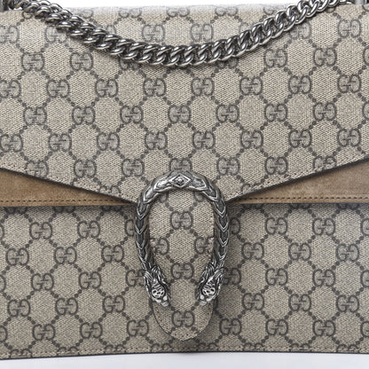 Gucci GG Supreme Monogram Medium Dionysus Shoulder Bag Taupe 8 of 13