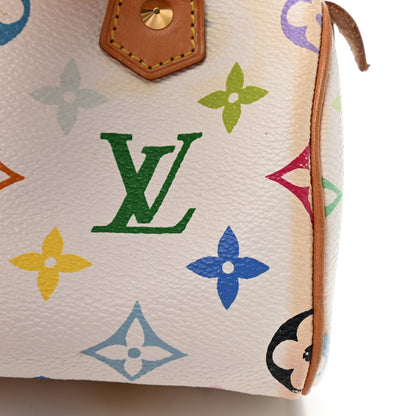 Louis Vuitton Monogram Multicolor Mini Sac HL Speedy White 14 of 14
