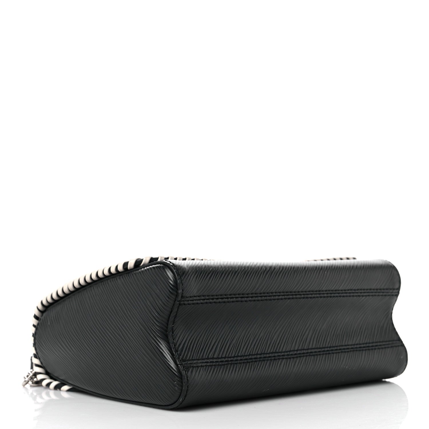 Louis Vuitton Epi Embroidered Twist Shoulder Bag MM Black 5 of 13