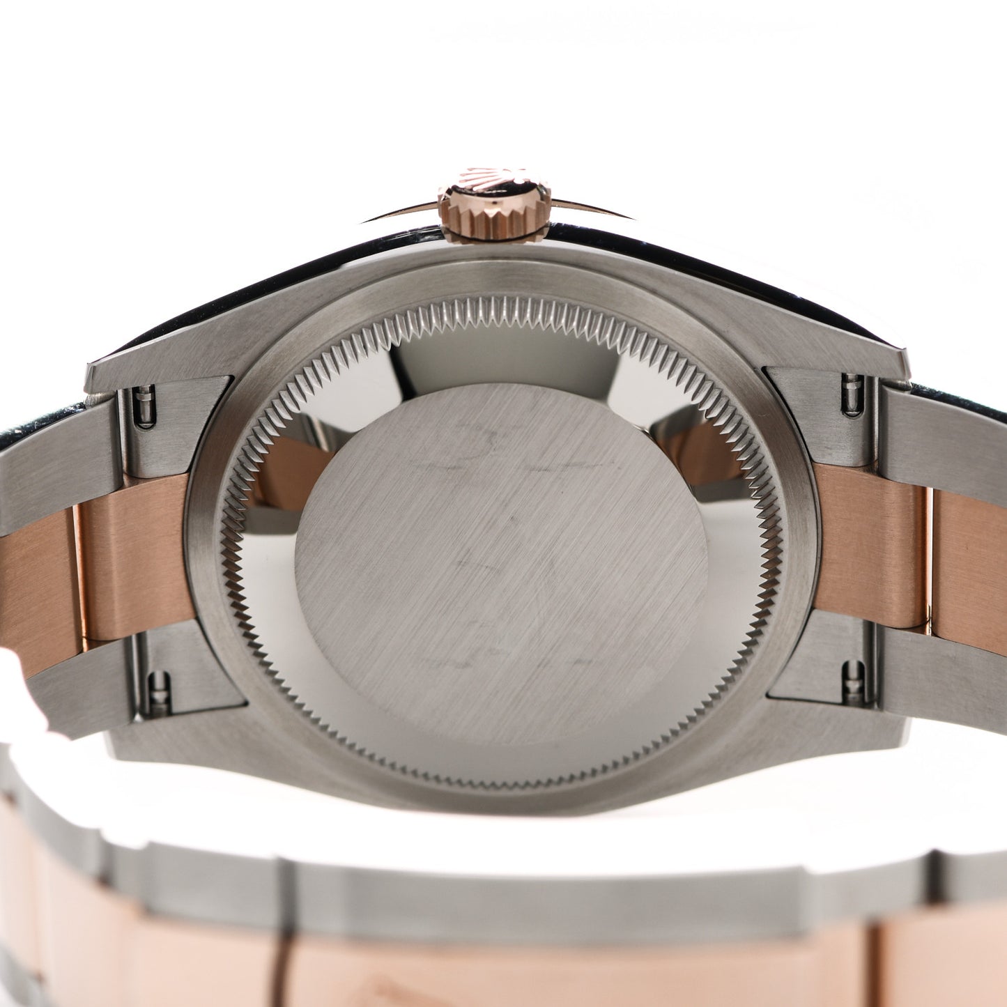 Stainless Steel 18K Everose Gold 36mm Oyster Perpetual Datejust Watch Slate 126231