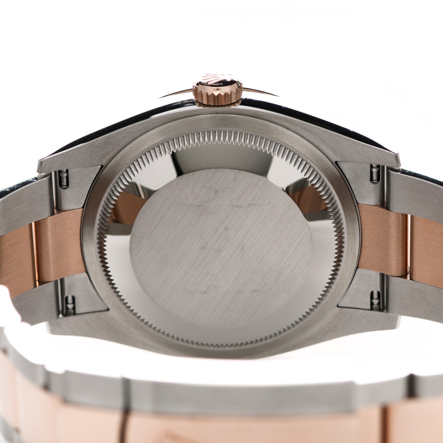 Rolex Stainless Steel 18K Everose Gold 36mm Oyster Perpetual Datejust Watch Slate 126231 4 of 5