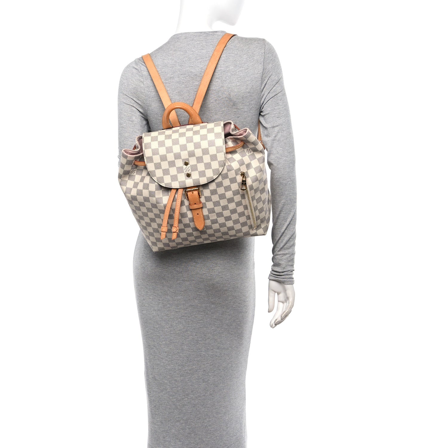 Louis Vuitton Damier Azur Sperone Backpack 2 of 12