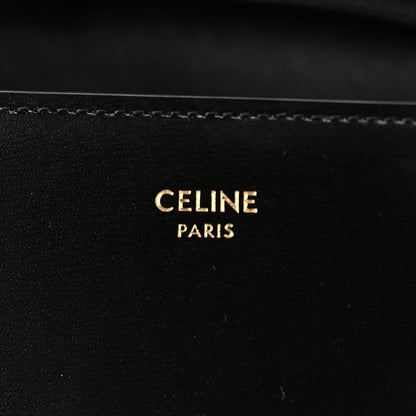 Celine Shiny Calfskin Triomphe Margo Wallet on Chain Black 7 of 10
