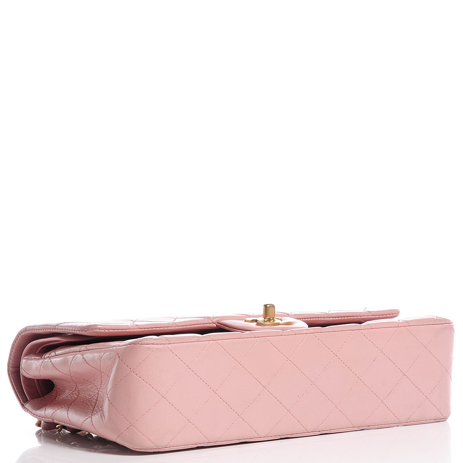 Chanel Lambskin Quilted Medium Double Flap Light Pink 4 of 8