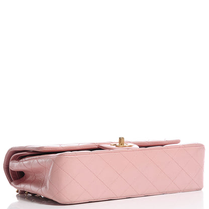 Chanel Lambskin Quilted Medium Double Flap Light Pink 4 of 8