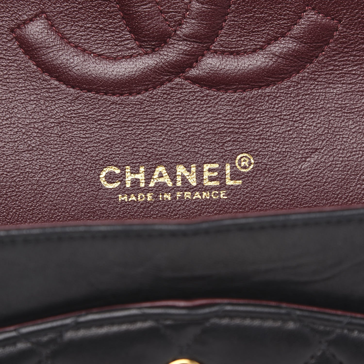 Chanel Lambskin Quilted Medium Double Flap Black 6 of 15