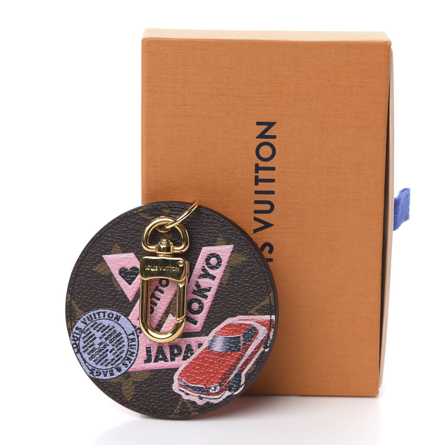 Louis Vuitton Monogram World Tour Bag Charm Key Holder 4 of 4