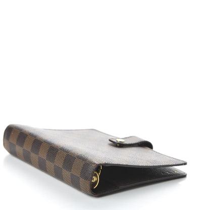 Louis Vuitton Damier Ebene Medium Ring Agenda Cover 4 of 10