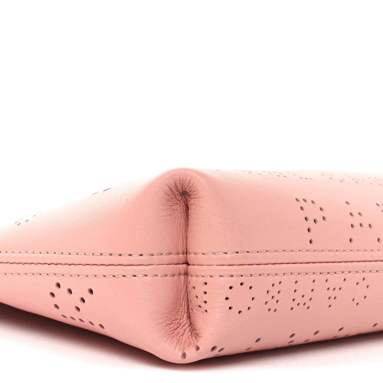 Chanel Calfskin Eyelets Clutch Pink 8 of 10