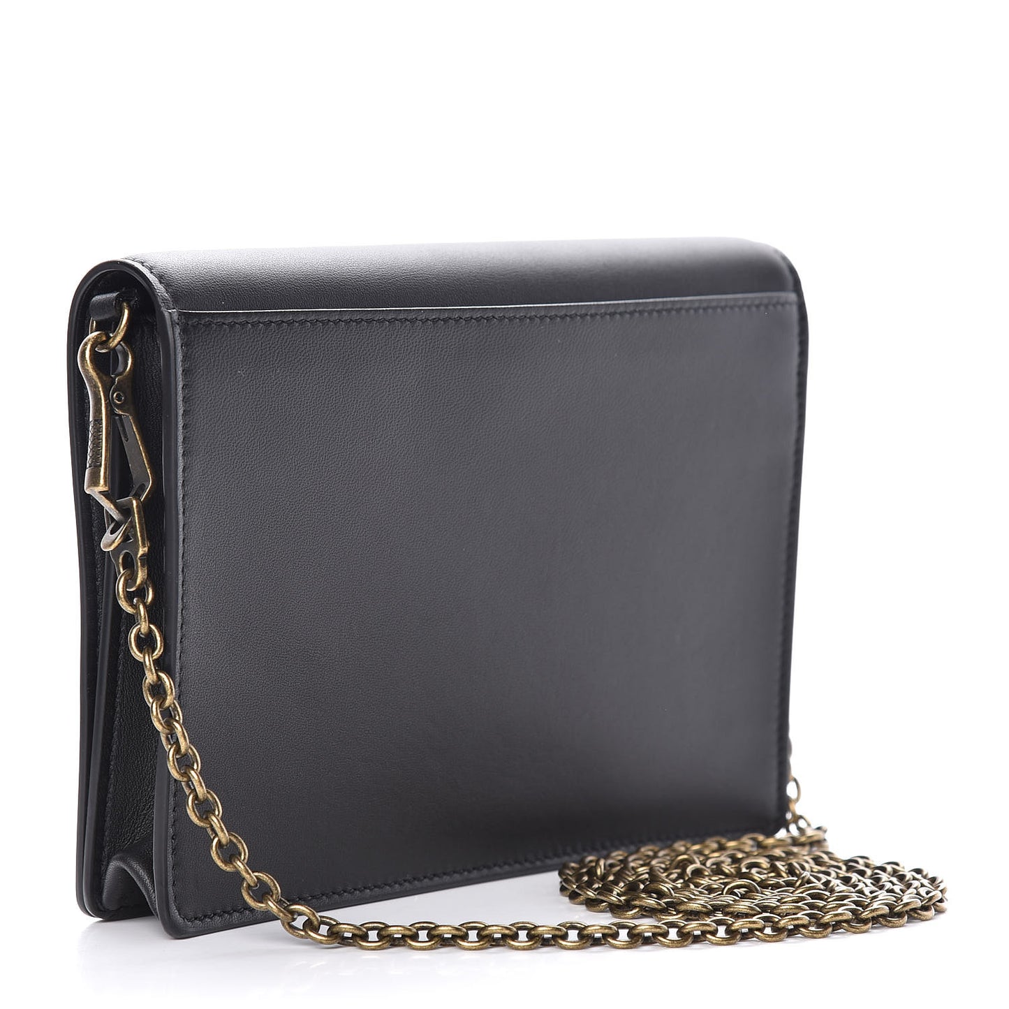 Nappa Intrecciato Snakeskin Stained Glass Montebello Crossbody Black