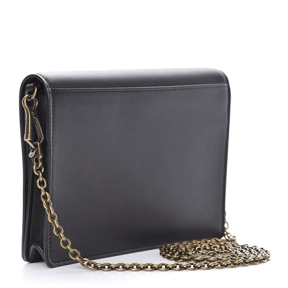 Bottega Veneta Nappa Intrecciato Snakeskin Stained Glass Montebello Crossbody Black 3 of 8