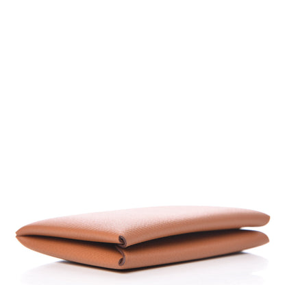 Hermes Epsom Calvi Card Case Gold 4 of 10