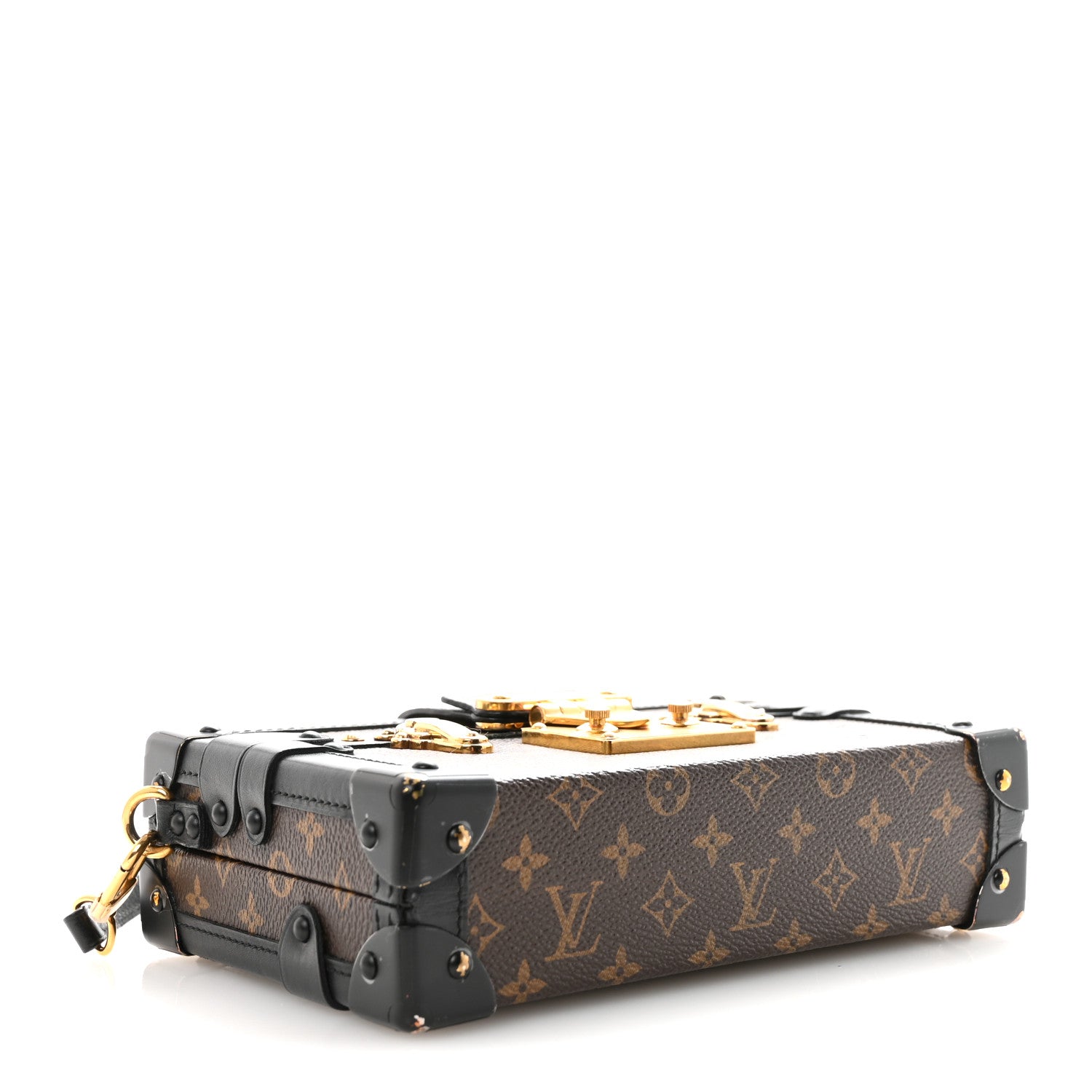 Louis Vuitton Monogram Petite Malle Black 4 of 9