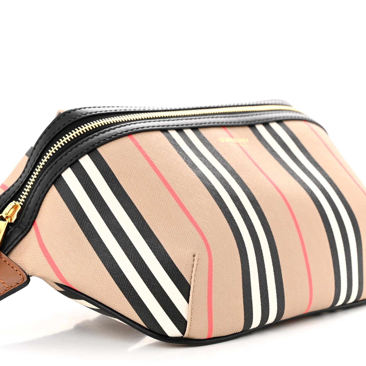 Burberry E-Canvas Icon Stripe Sonny Bum Bag Archive Beige 10 of 11
