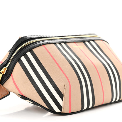 Burberry E-Canvas Icon Stripe Sonny Bum Bag Archive Beige 10 of 11
