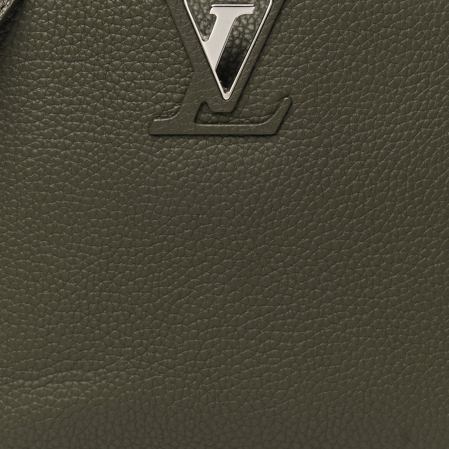 Louis Vuitton Taurillon Capucines BB Khaki 7 of 9