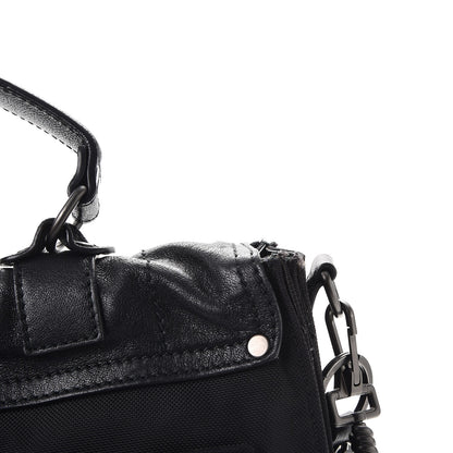 Proenza Schouler Lambskin Nylon Extra Large PS1 Satchel Black 11 of 14