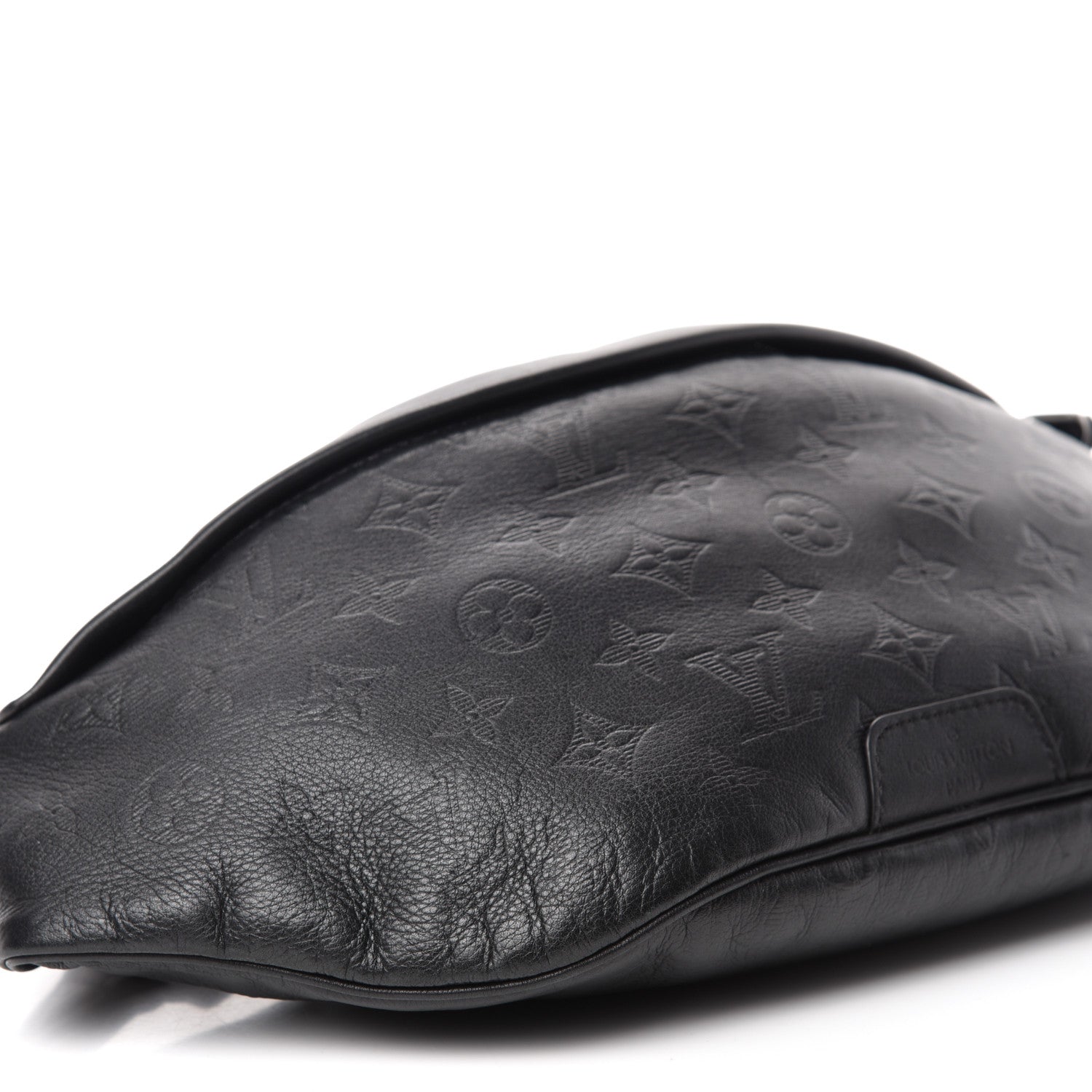 Louis Vuitton Calfskin Monogram Shadow Discovery Bumbag Black 6 of 10
