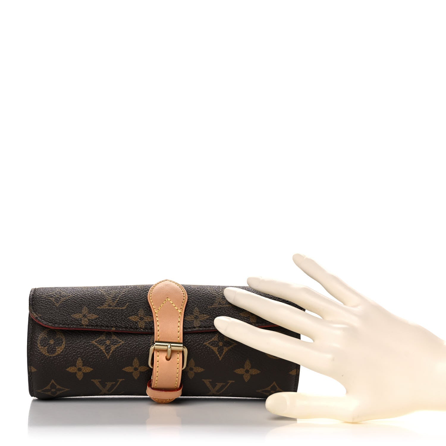 Louis Vuitton Monogram 3 Watch Travel Case 2 of 14