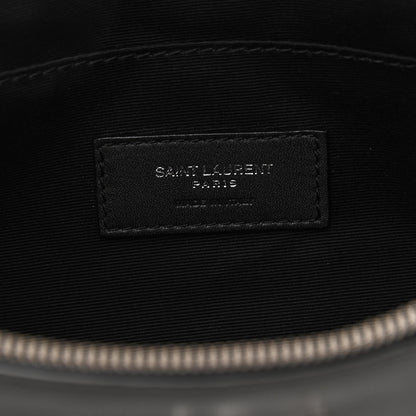 Saint Laurent Calfskin Monogram Belt Bag Black 8 of 10