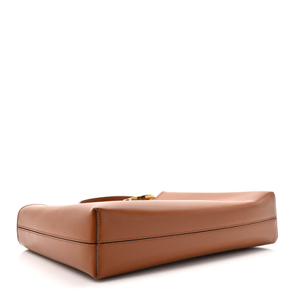 Salvatore Ferragamo Calfskin Trifolio Shoulder Bag Siena Tan 4 of 10
