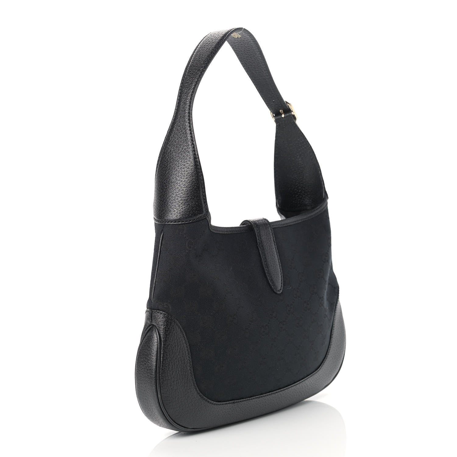 Gucci Monogram Jackie O Hobo Black 3 of 9