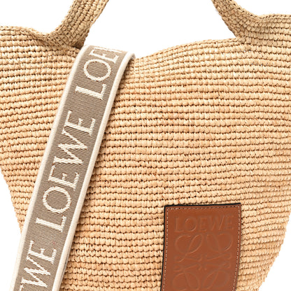 Loewe Raffia Mini Slit Tote Bag Natural Tan 7 of 9