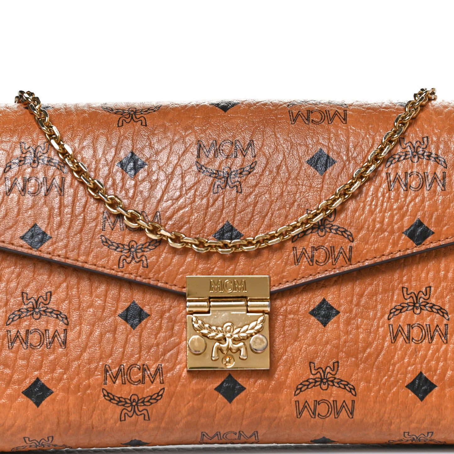 Visetos Millie Wallet On Chain Cognac