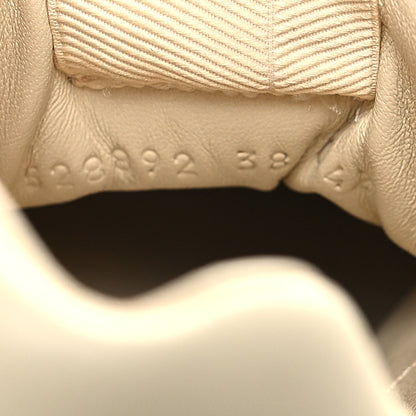 Gucci Calfskin Logo Womens Rhyton Sneakers 38 Ivory 6 of 8