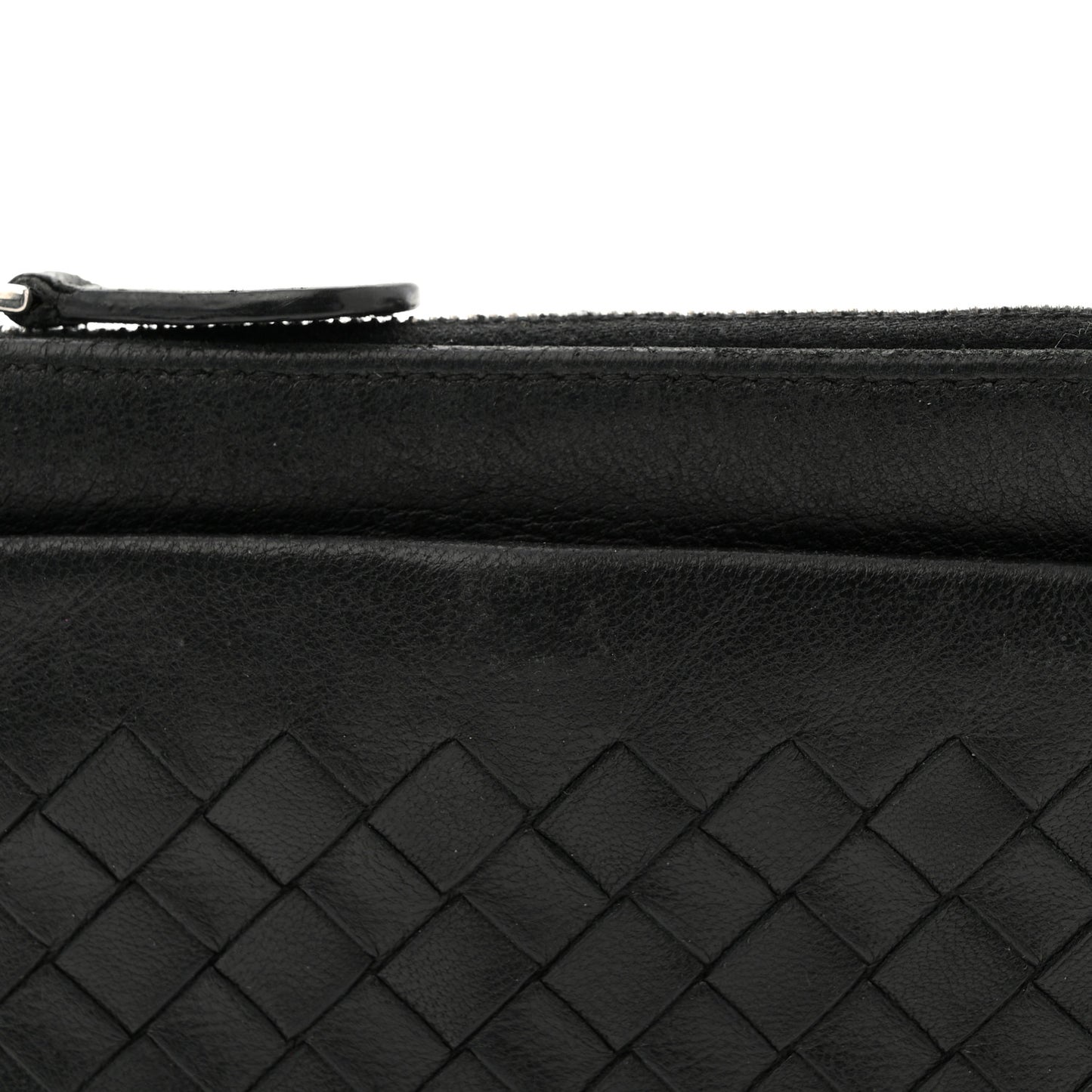 Nappa Intrecciato Key Holder Black